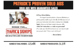 Patricks Proven Solo Ads Review